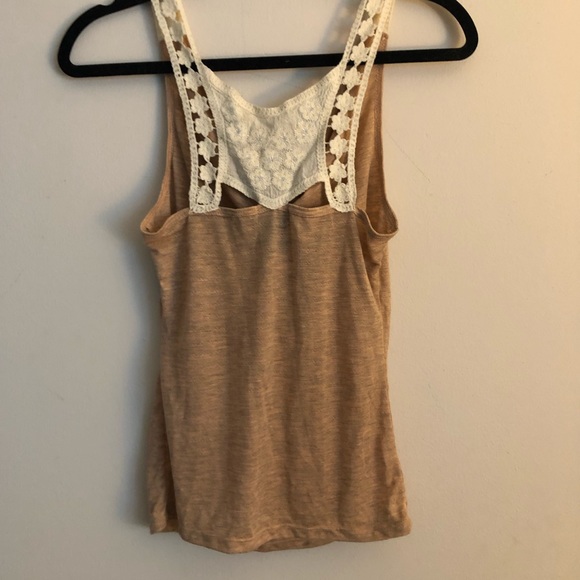 Wet Seal cowl neck with lace/crochet like detailing. Size large( juniors sizing) - Picture 5 of 6